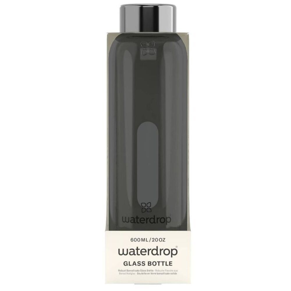 Waterdrop Microdrinks 20oz Black Glossy Water Bottle